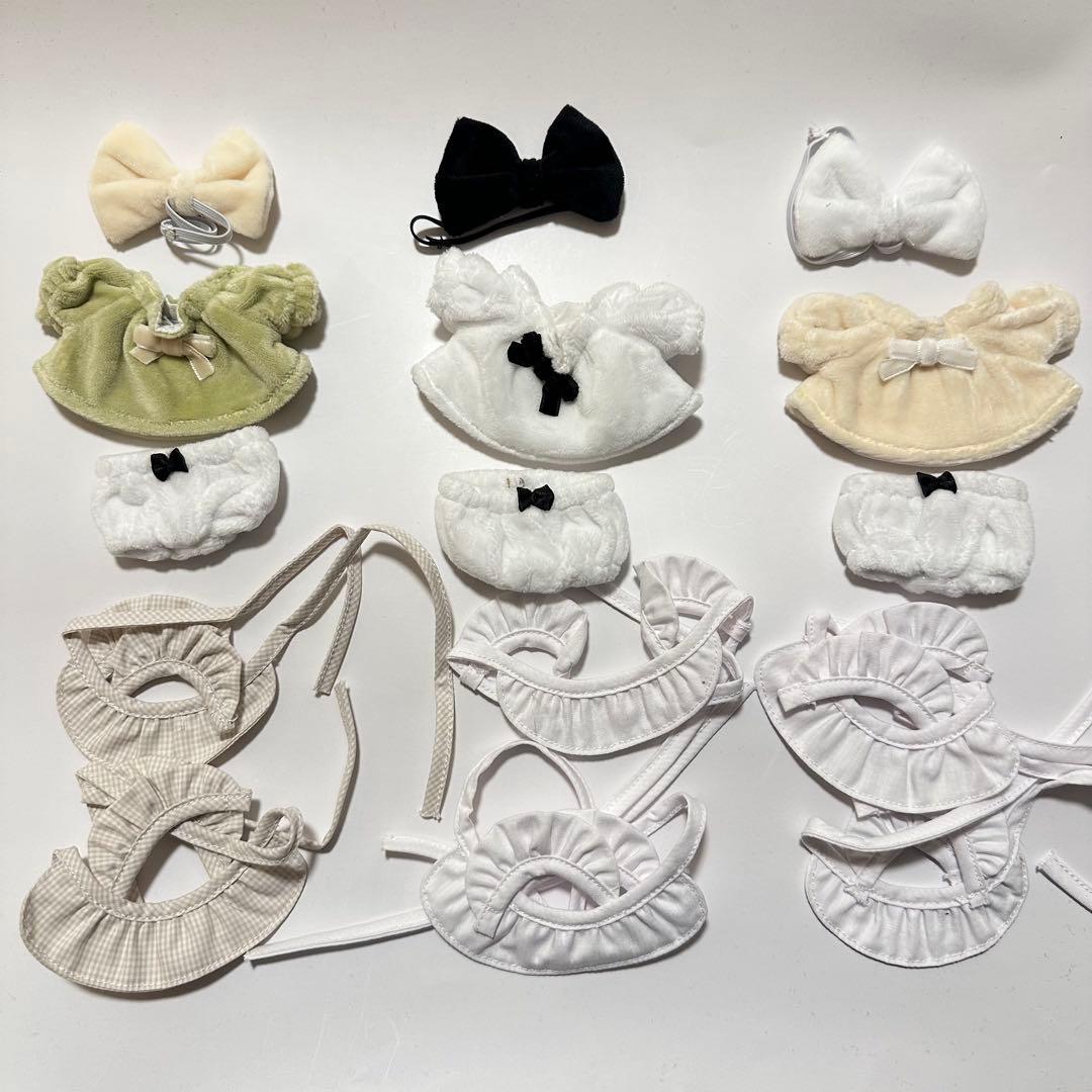 無属性ぬいぐるみ 10cm 服 3着