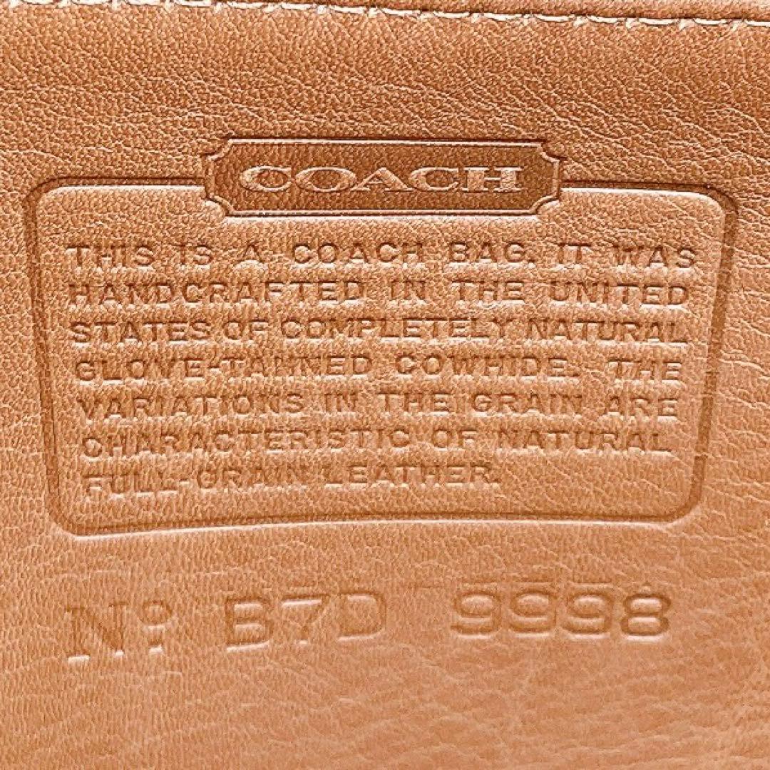 ✨美品✨COACH コーチ トートバッグ がま口 ブラウン 肩掛け レザー 革