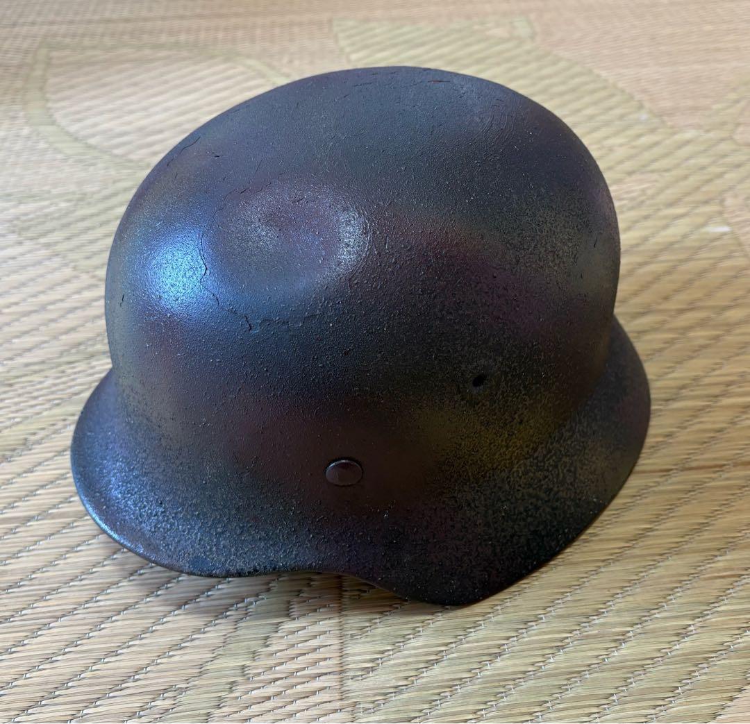 ドイツ軍ヘルメット（戦後フィンランド軍使用M40/55ヘルメット改装品）