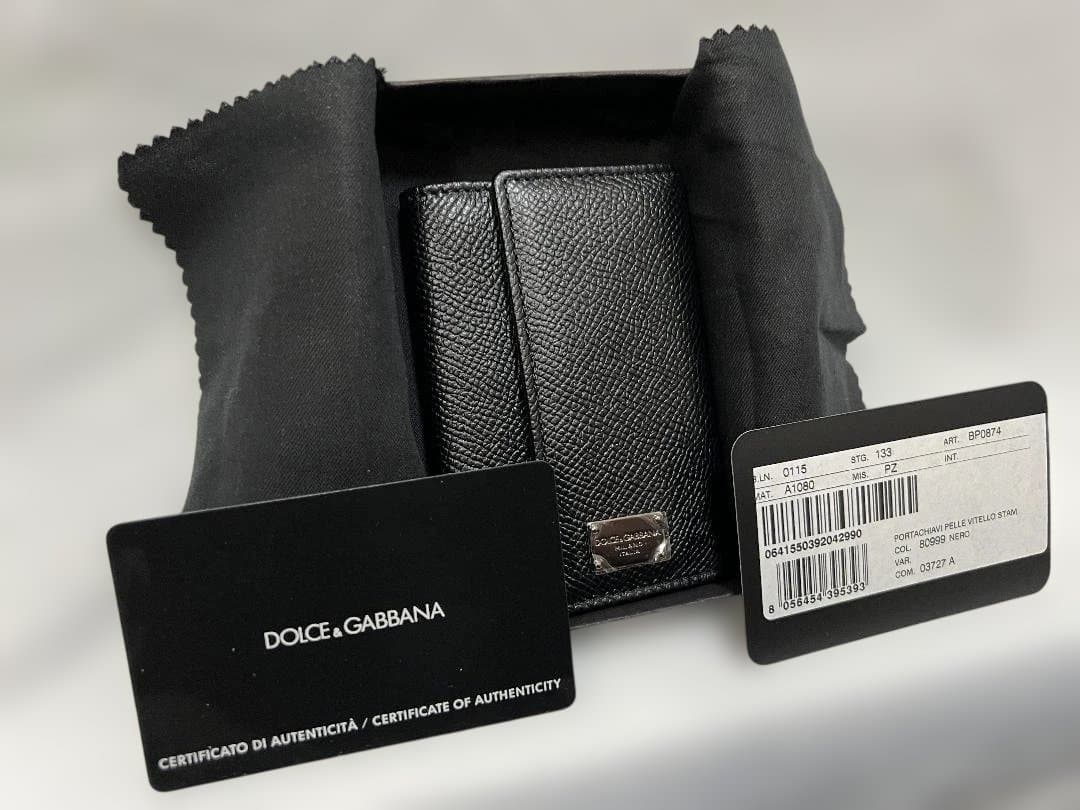 【新品】DOLCE&GABBANA ドルチェ&ガッバーナ レザー 6連キーケース