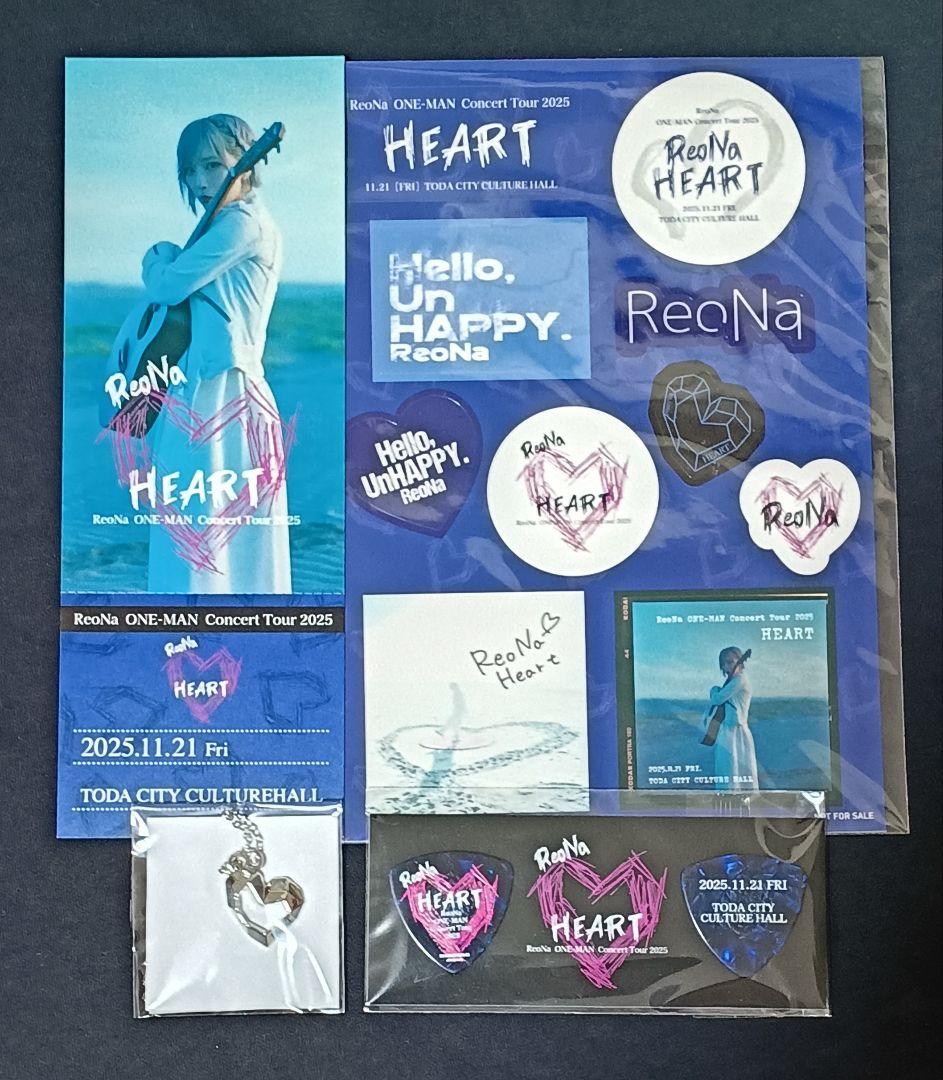 スピラ！！！ReoNa♪HEART♪ネックレス♪ピック♪ステッカー♪ピクチ