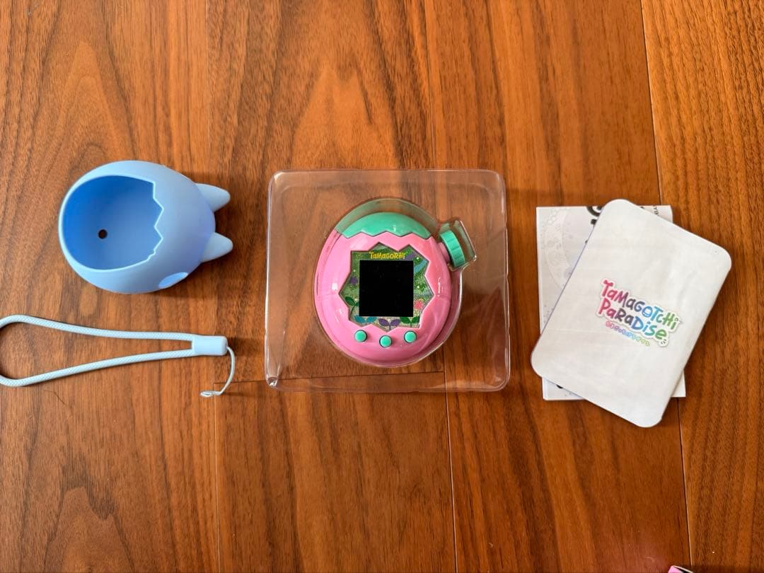 [美品 保護フィルム、ケース付き]たまごっちパラダイス Pink Land