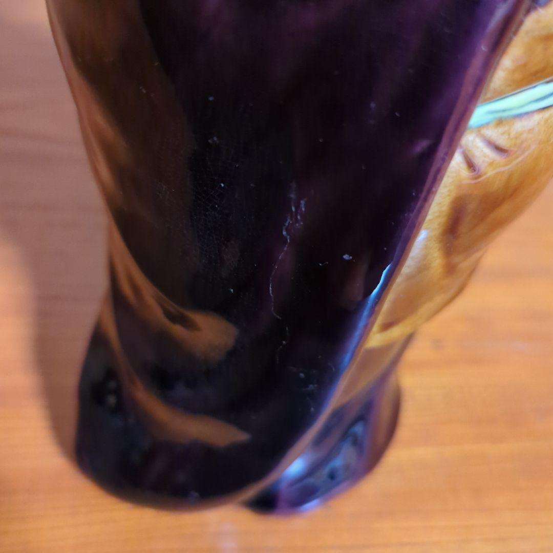 骨董品　古道具　古美術　陶器置物　九谷焼　糠川清章　寿老人　仙人