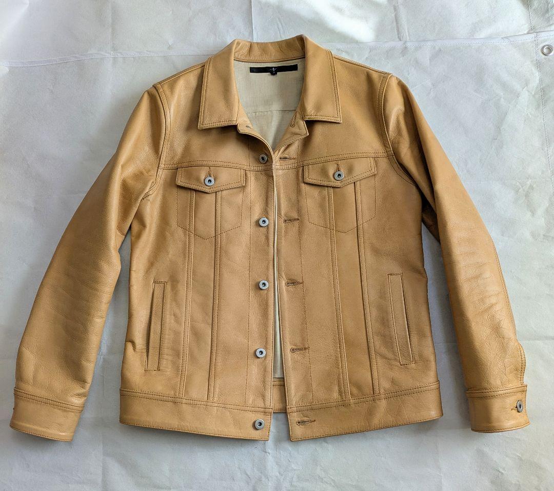 NO ID.　ノーアイディー　レザー　トラッカー　ジャケット