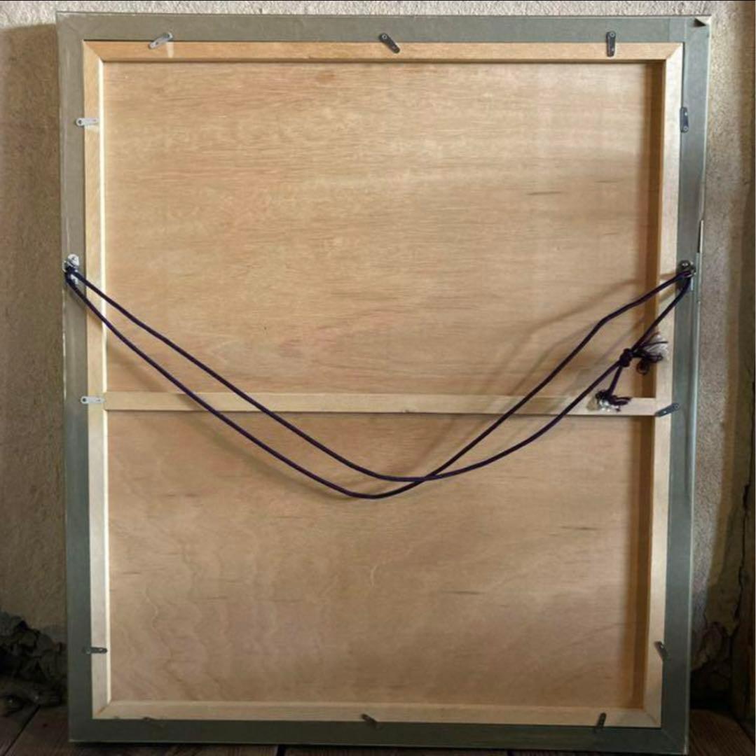 小山敬三　リトグラフ　花　薔薇　92/200 額付き 22.01.23-1