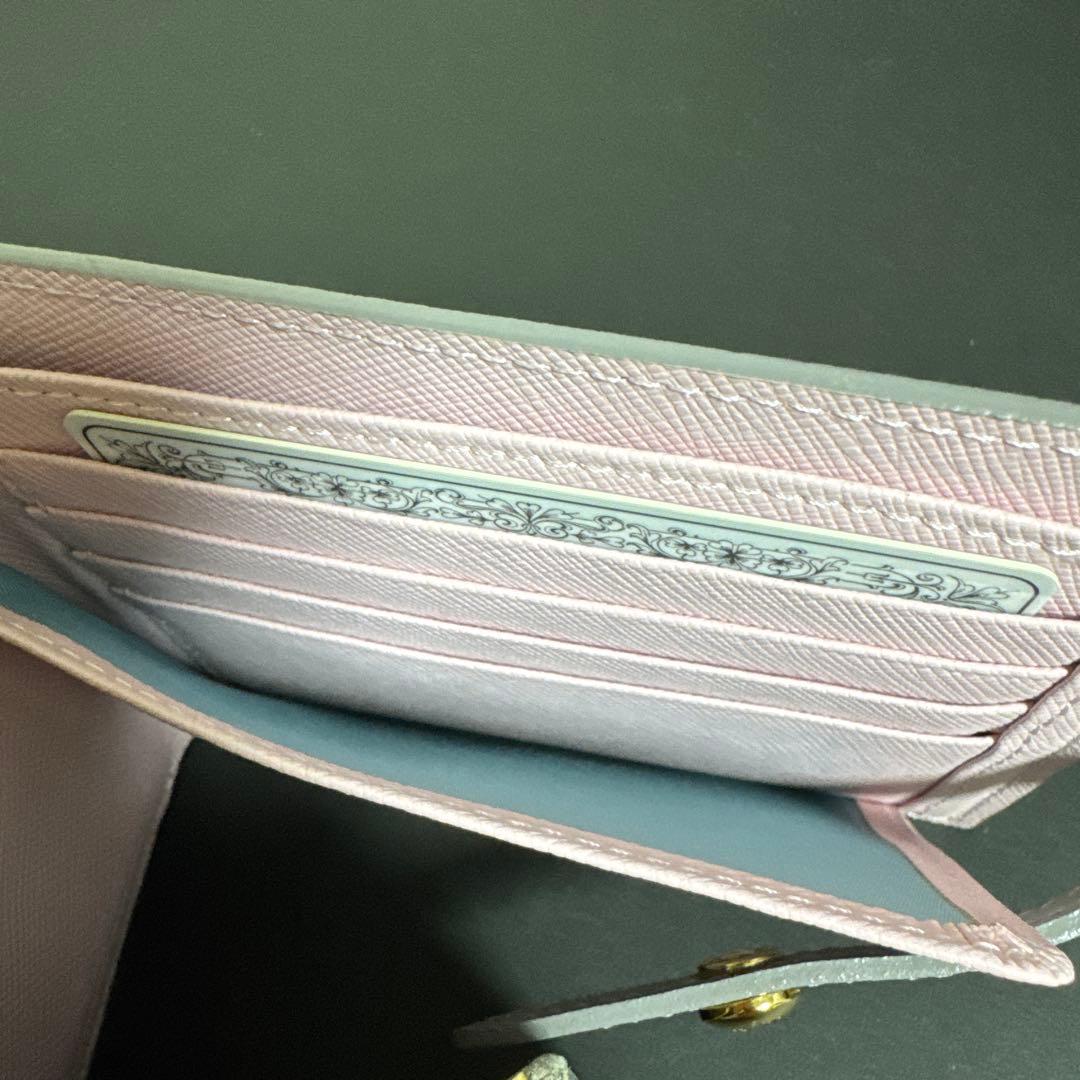 ADMJ バンダナ柄プリント　二つ折り財布