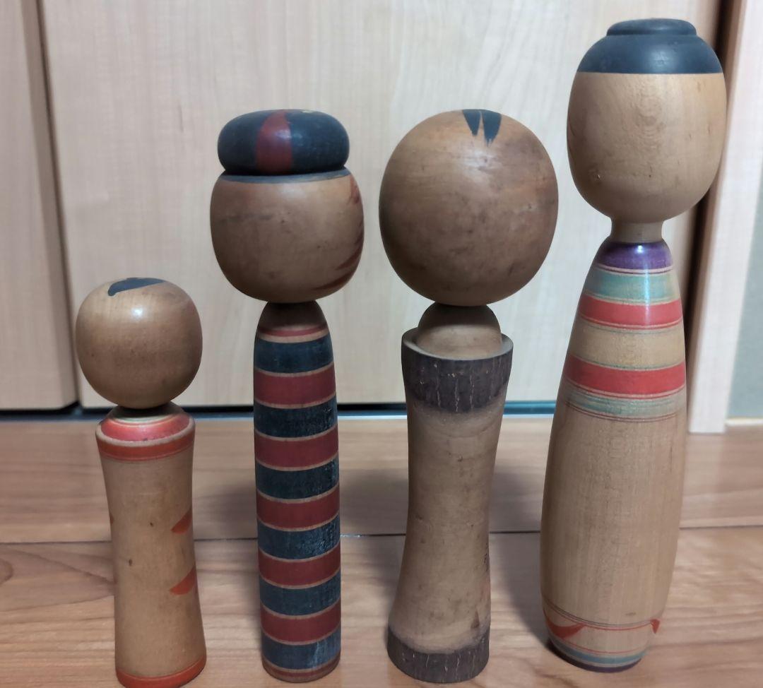 木製こけし 14体