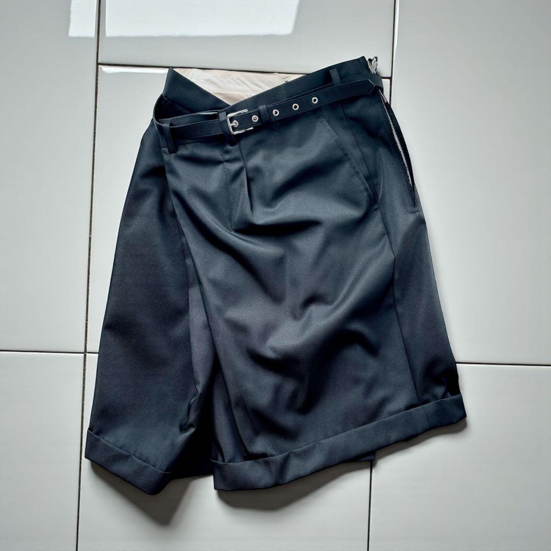 コムデギャルソン黒キュロットパンツ