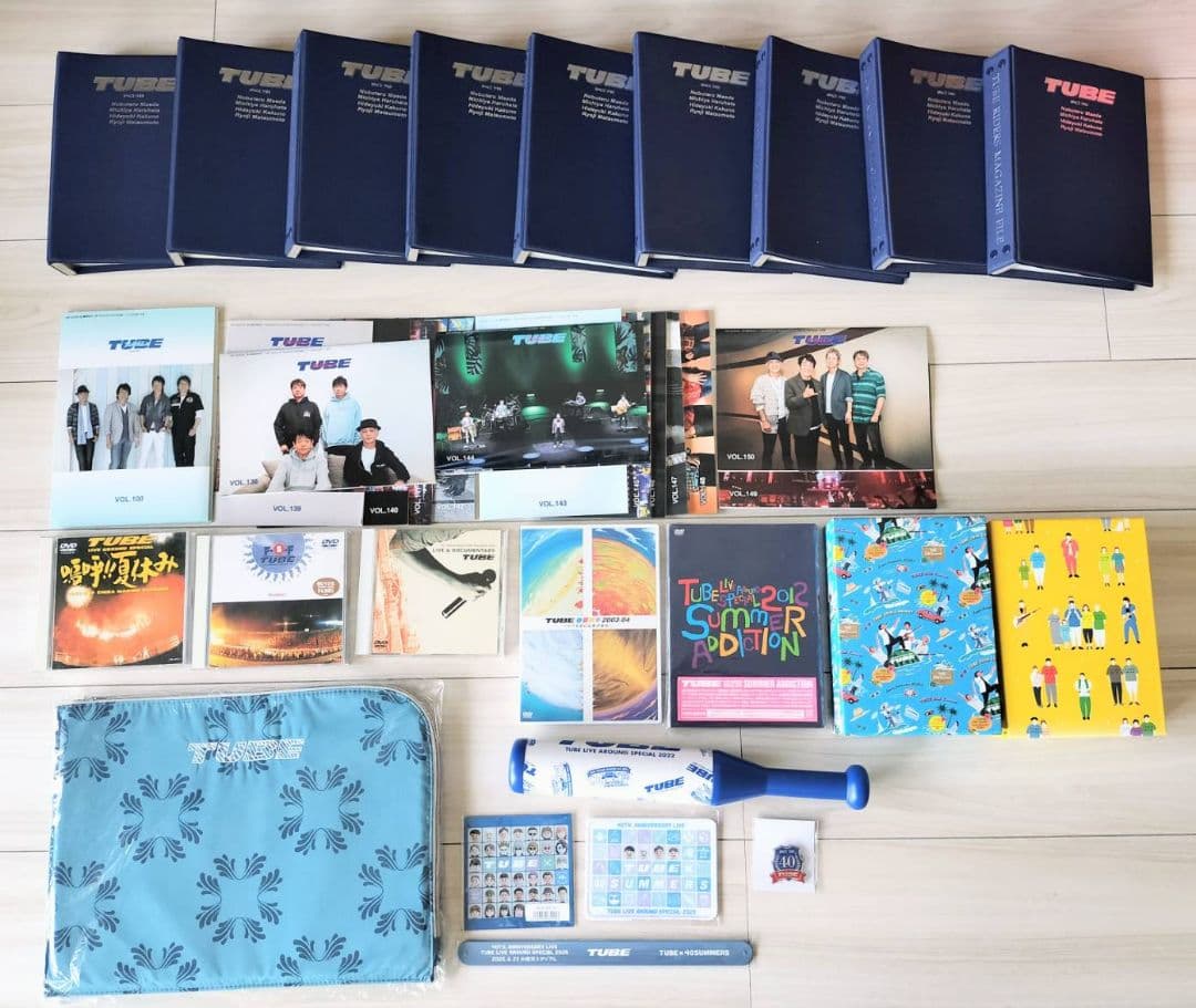 TUBE RIDERS ファンクラブ会報30年分 DVD ブルーレイ オマケ付き