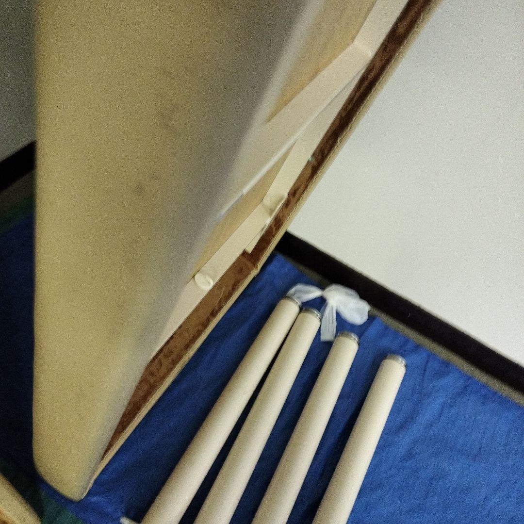 Takadaマッサージベッド施術・エステベッド（脚４本外し同梱・脚本体に錆有り）