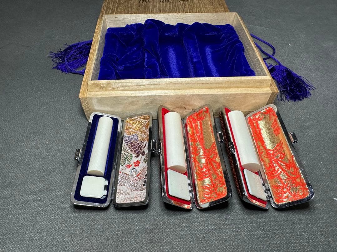 2点　極上　印鑑　印材　置物　古美術品　 細密細工　骨董