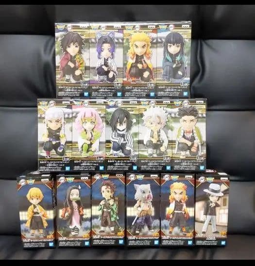 鬼滅の刃 ワーコレ フィギュア 16点 セット 鬼滅ノ刃 Qposket付き。