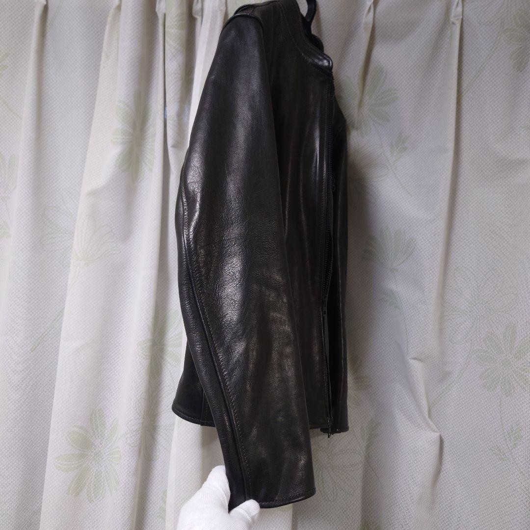 値下げ　AVIREX　アヴィレックス　ライダース　レザー　牛革　日本製　ブラック