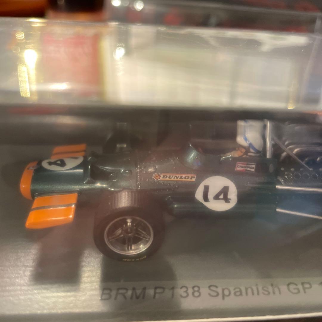絶版　1/43 BRM P138 1969 スペインGP5位 J.サーティース