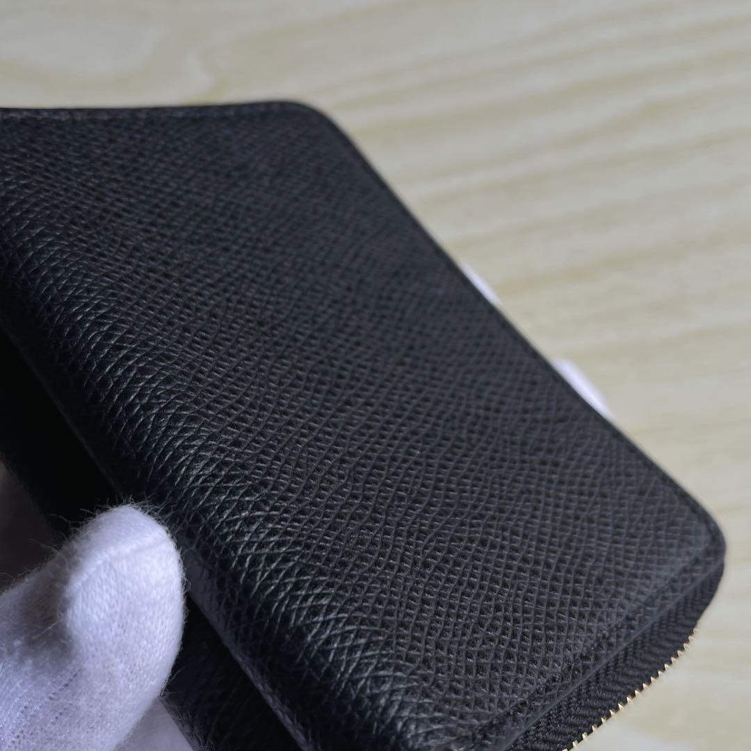 agnes b. アニエスベー 財布 黒 ブラック 三つ折り