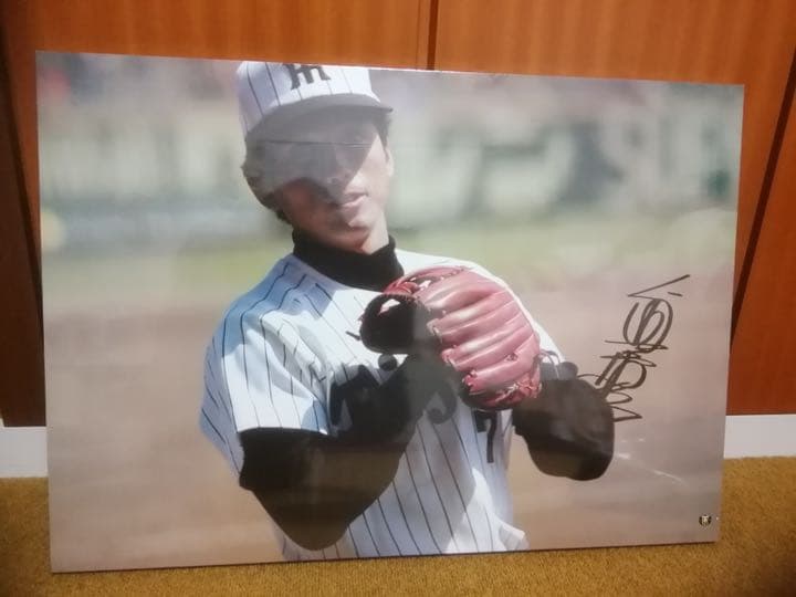 貴重！特大　真弓明信　パネル写真　阪神タイガース