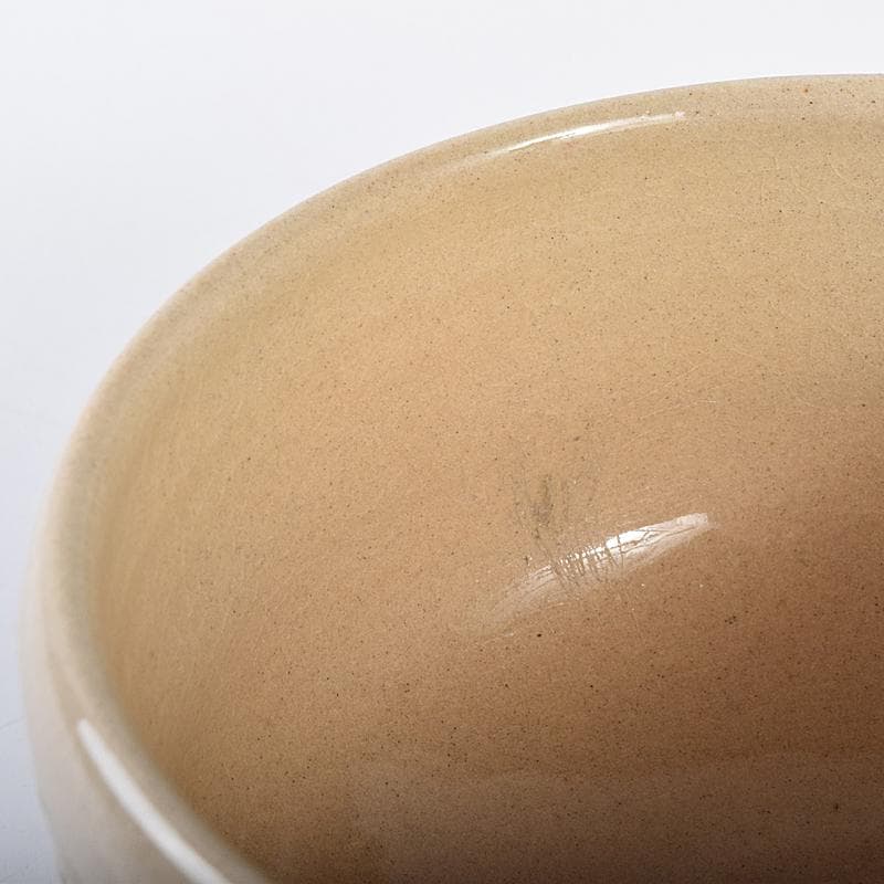 茶道具　蓮月焼　太田垣蓮月作　和歌文　茶碗　袱紗付　富岡鐡齋極め箱　VR7970