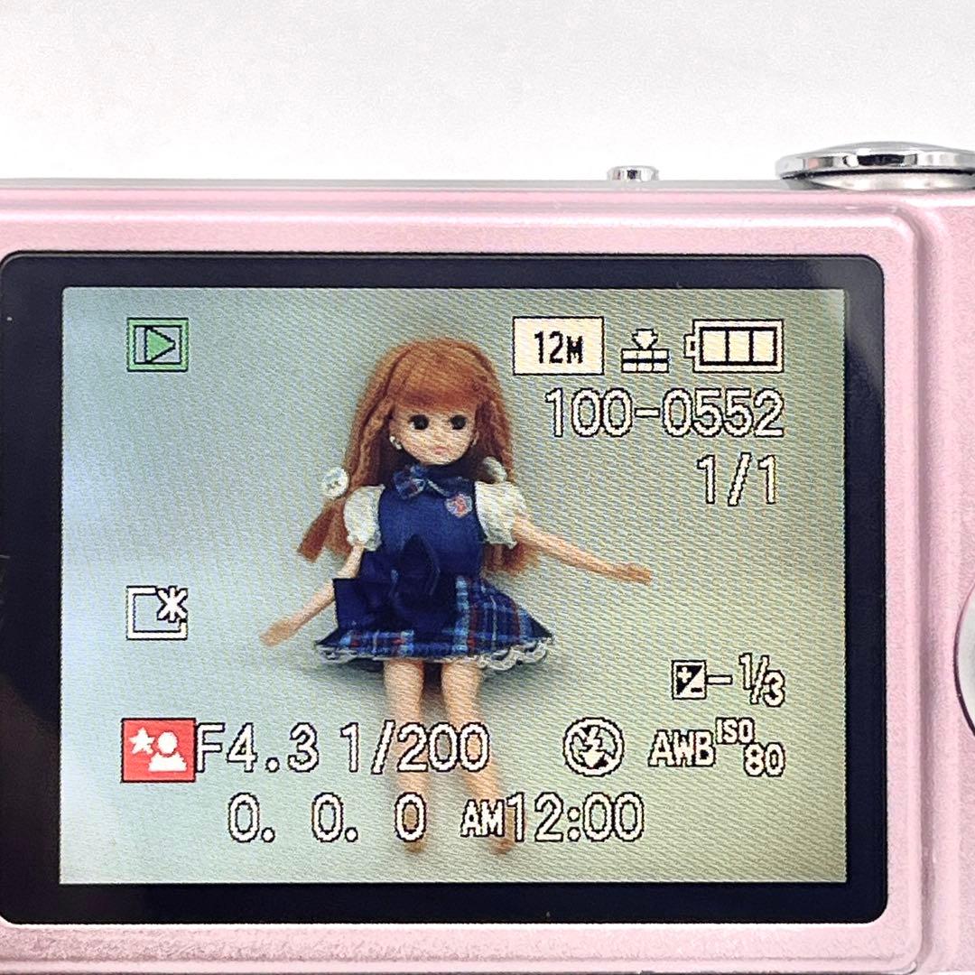 【美品】Panasonic LUMIX DMC-FX40 ピンク 箱/付属品完備