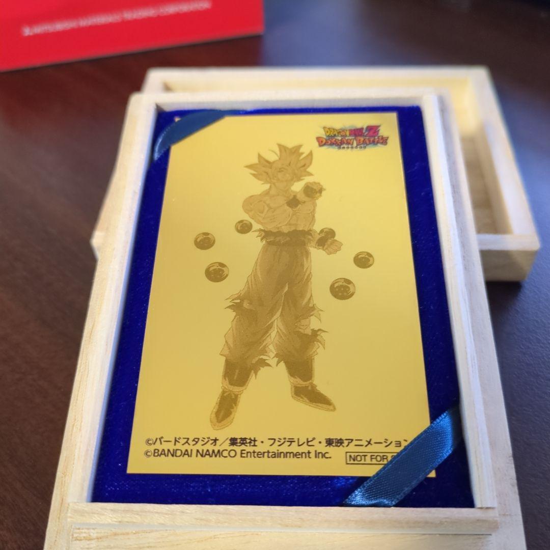 ドラゴンボールZ　ドッカンバトル　6周年純金カード　孫悟空　身勝手の極意兆