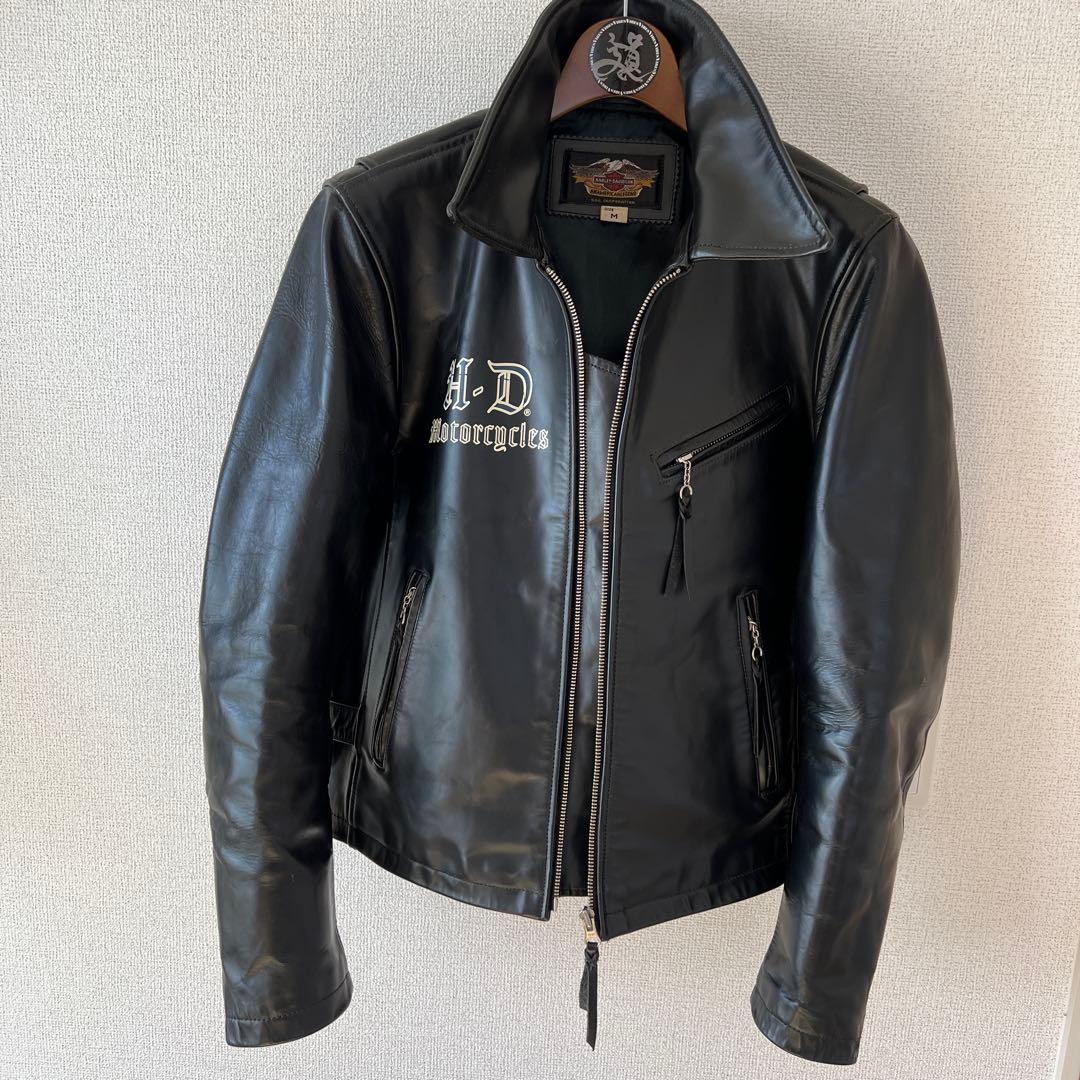 H-D Motorcycles ブラックレザー ジャケット Mサイズ