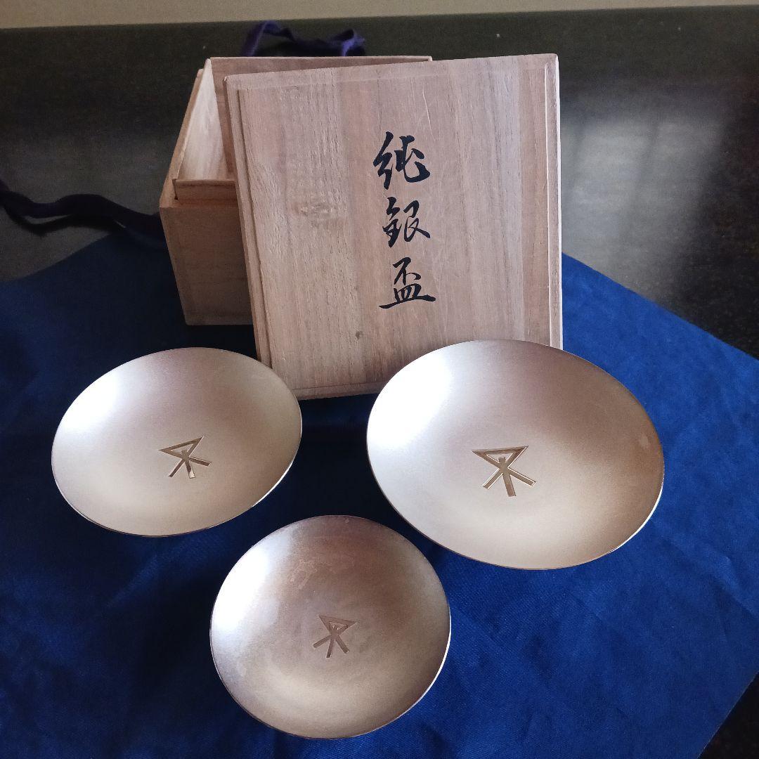 純銀杯(大阪市ロゴ入り)木箱入り