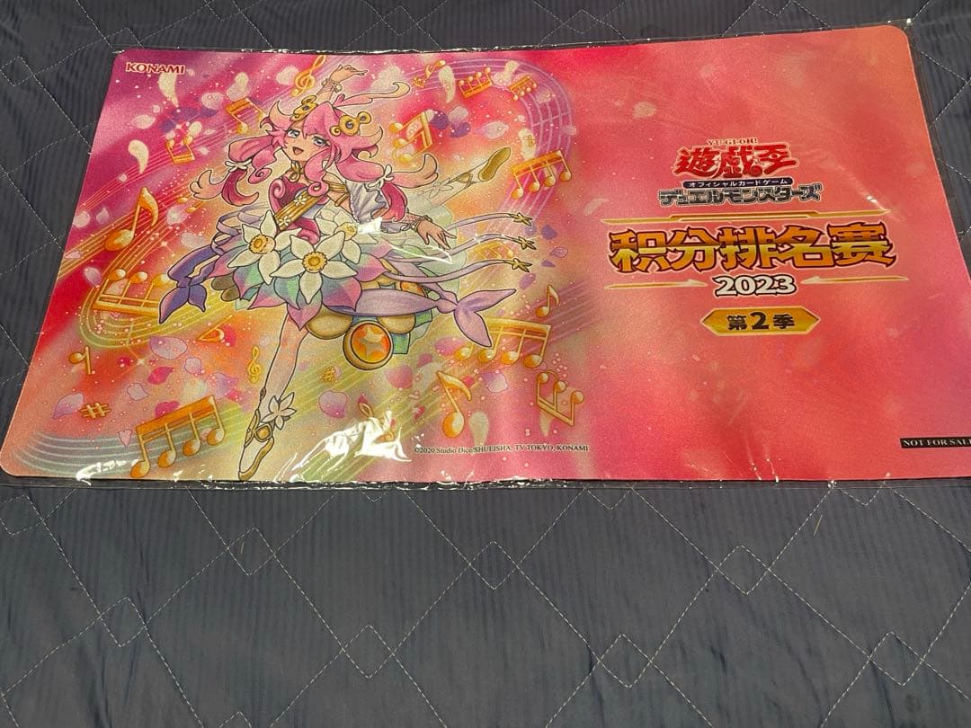 遊戯王 公式 プレイマット 幻奏の華歌神フラワリング エトワール 中国　2023