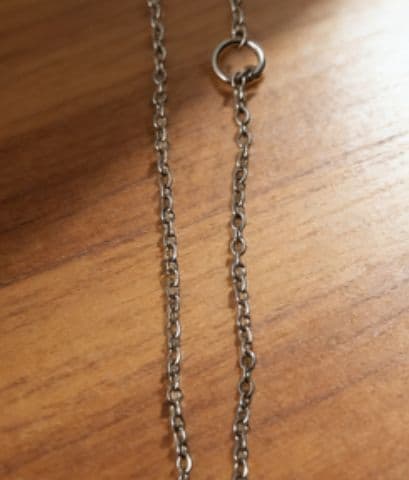 HERMES 馬のモチーフ メタル ネックレス シルバー