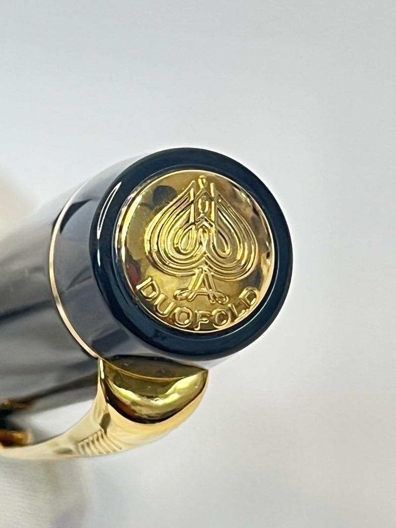 パーカー デュオフォールド クラシック ブラックGT センテニアル 万年筆 F