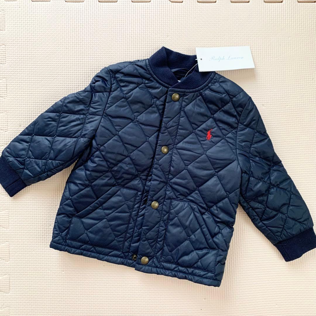 新品♡ラルフローレン　ベースボールジャケット　24M 90 キルティング