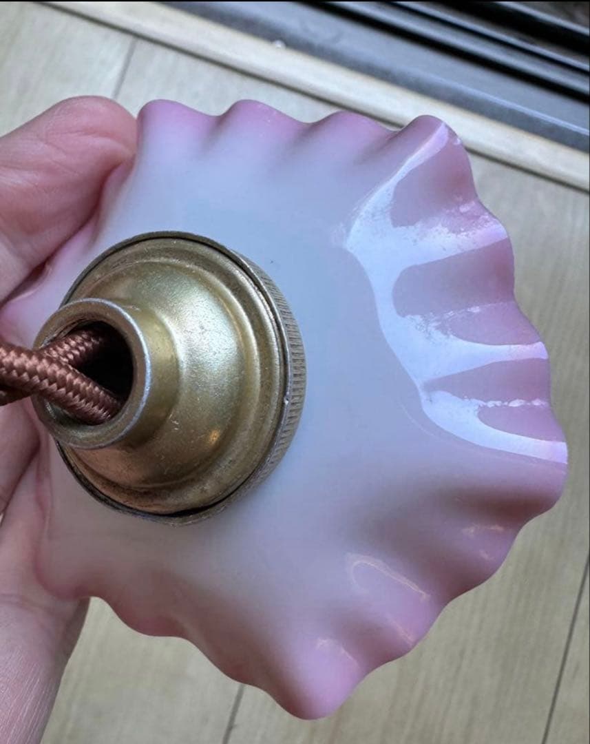 ＊リッコページになります＊ オパリンローズの小さなアトリエランプ2個＊