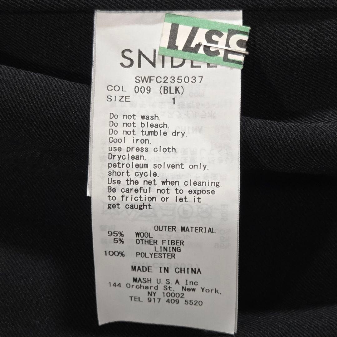 極美品 しつけ糸付 SNIDEL オーバーボックスジャケットコート 2023AW