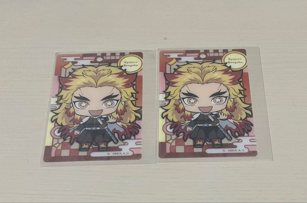 ○鬼滅の刃 ステンドグラスカード2 煉獄杏寿郎