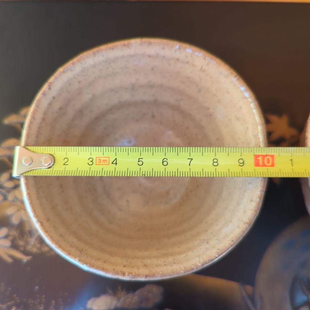 陶芸　茶道具　萩焼　名工　波多野善蔵　割高台汲出碗揃（湯呑み）五客【共箱栞付】