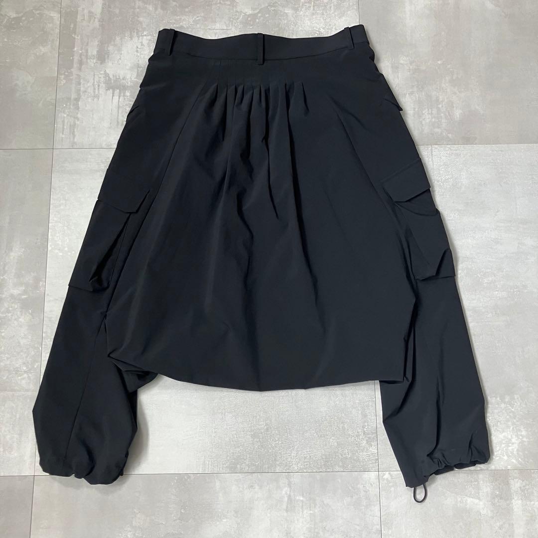 FUMITO GANRYU サルエル ナイロン カーゴパンツ size:2