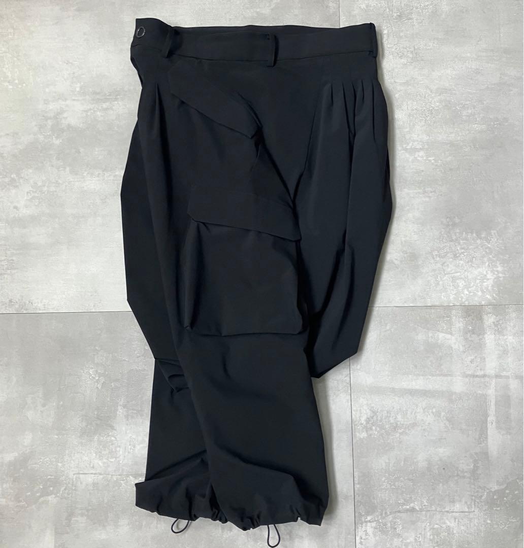 FUMITO GANRYU サルエル ナイロン カーゴパンツ size:2