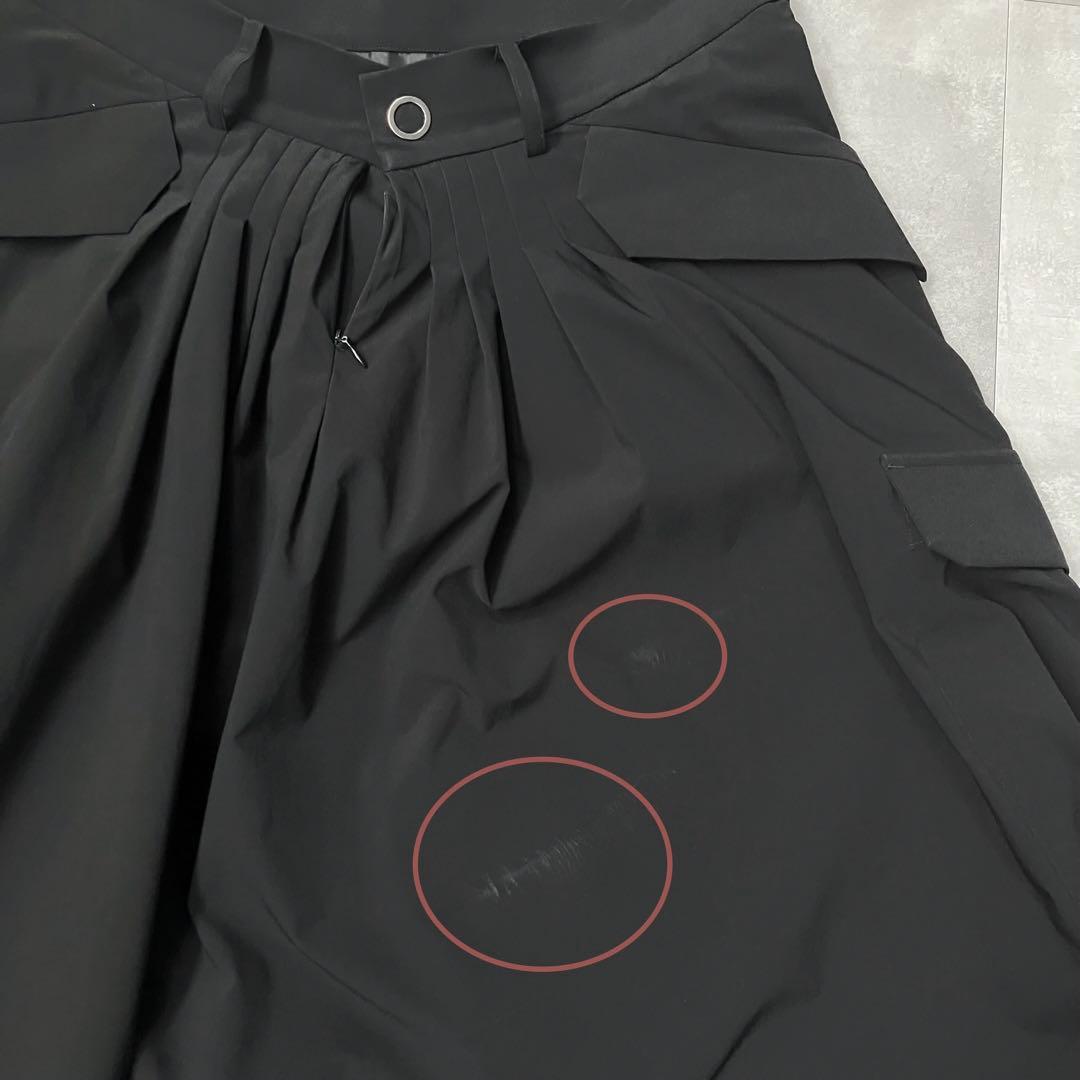 FUMITO GANRYU サルエル ナイロン カーゴパンツ size:2