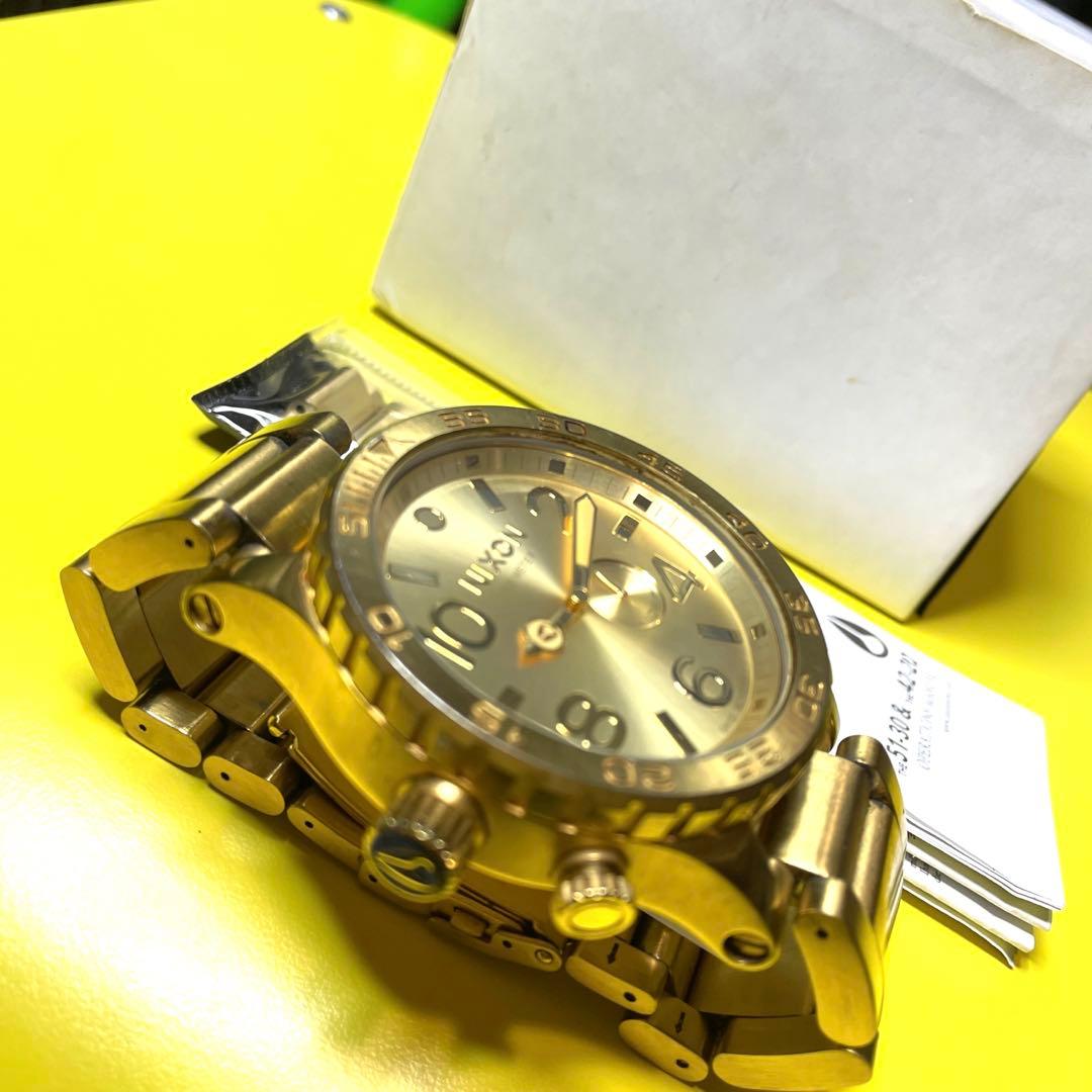 時計 NIXON TIDE PRAPH SIMPLIFY 51-30 ALL GOLD