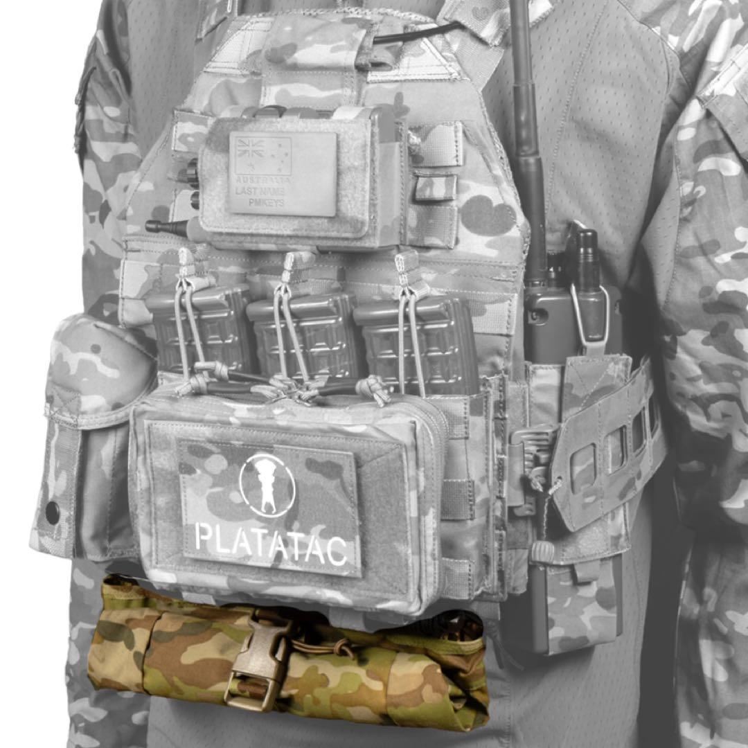 Platatac ASAD クリップアップ ダンプポーチ レンジャーグリーン