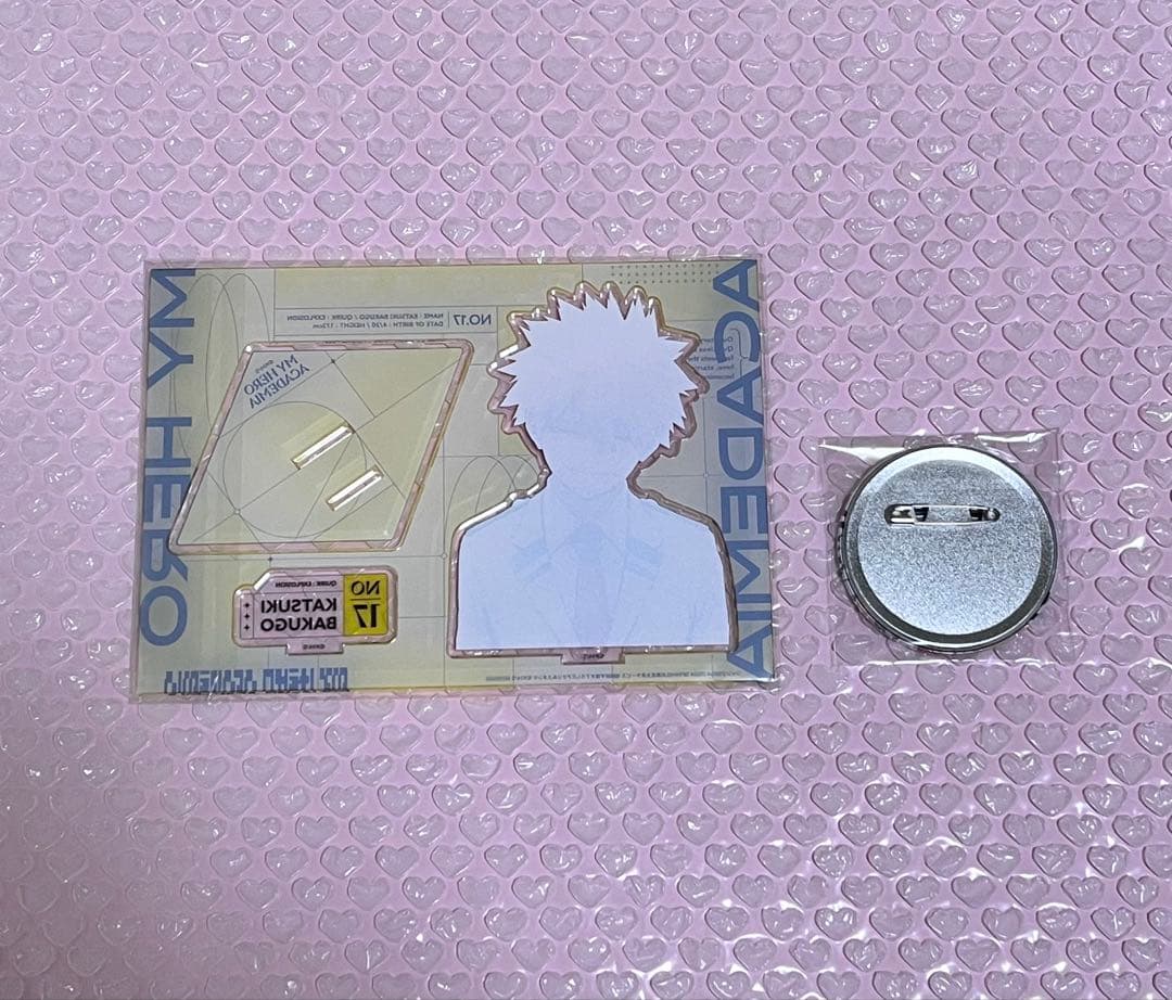 GIGA 缶バッジ アクリルスタンド 爆豪勝己