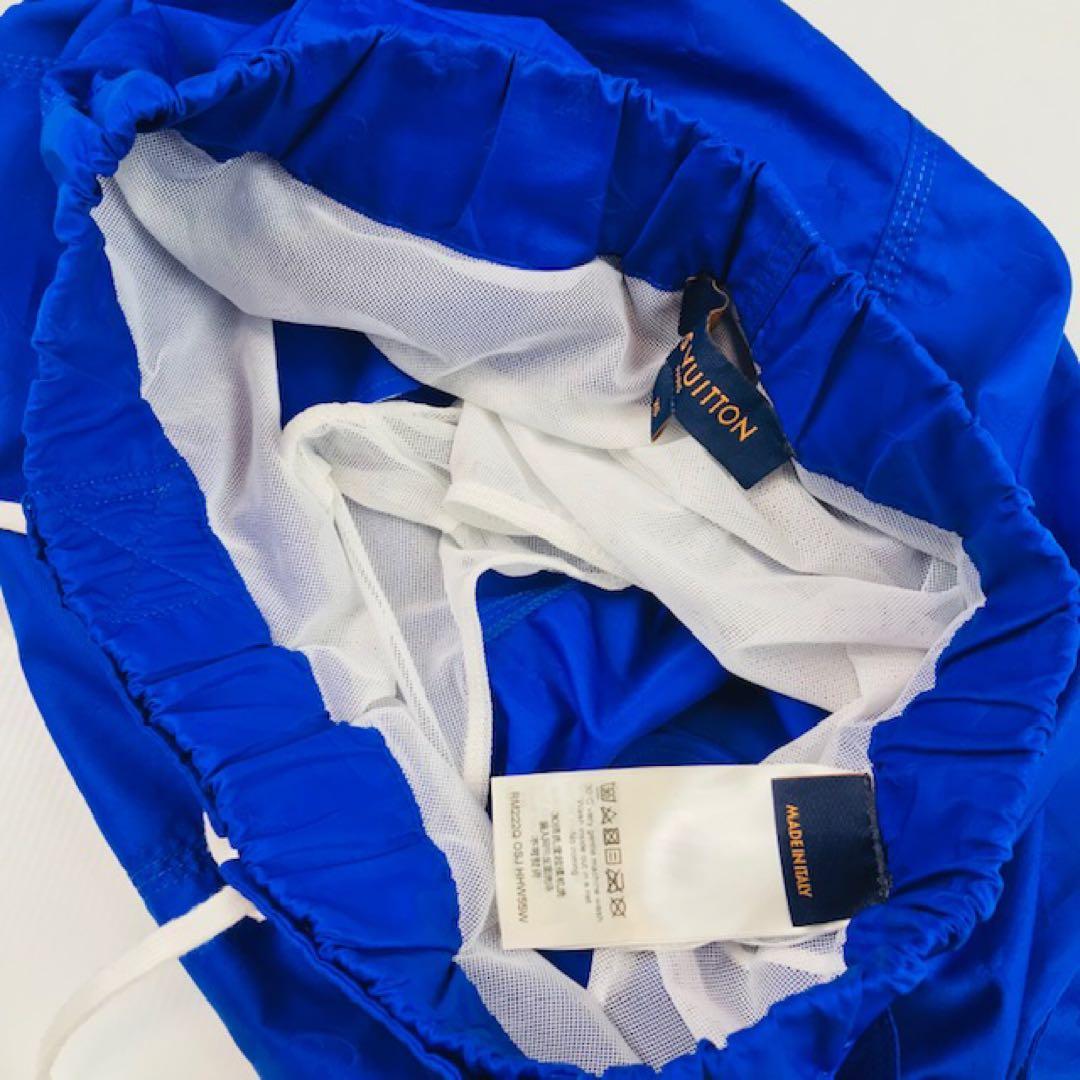 美品★ルイヴィトン・モノグラム総柄 3Dポケット付 スイムパンツ(XS)