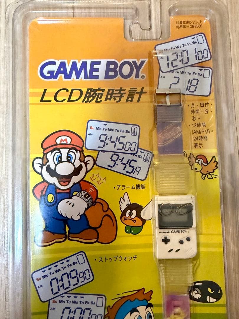 GAME BOY LCD腕時計 マリオデザイン