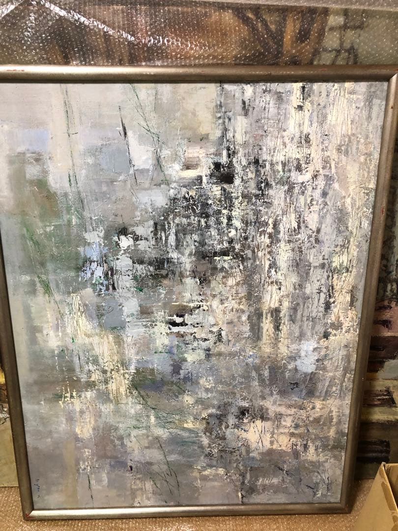 予約品　油絵（抽象画）