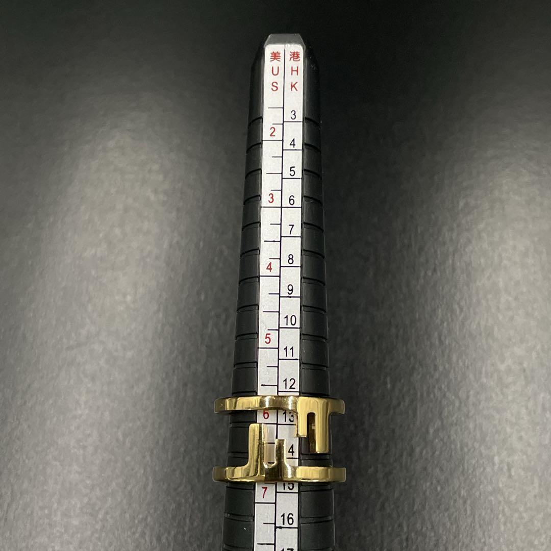 美品　FENDI フェンディ　オーロックリング　FF リング　ゴールド　指輪