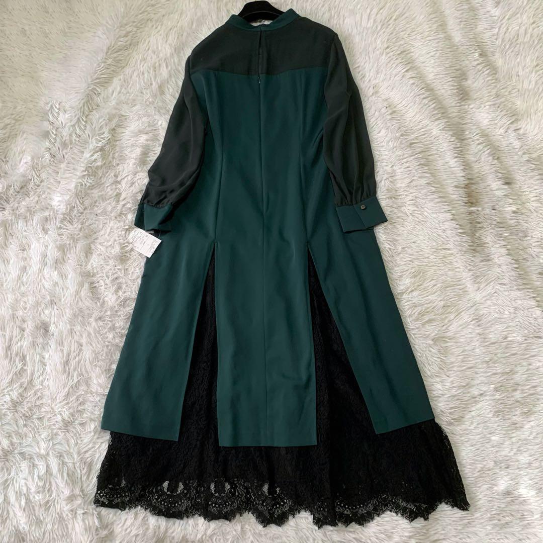 Callarus 裾スリットレースデザインワンピース LL 大きいサイズ 未使用