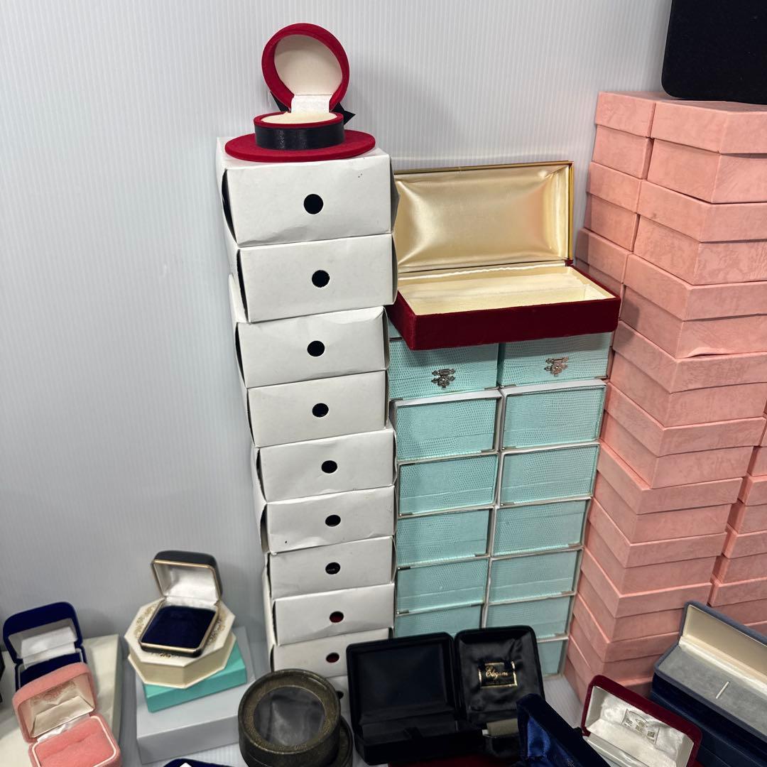 【超大量148点】ジュエリーケース アクセサリーケース 他 空箱 まとめ売り