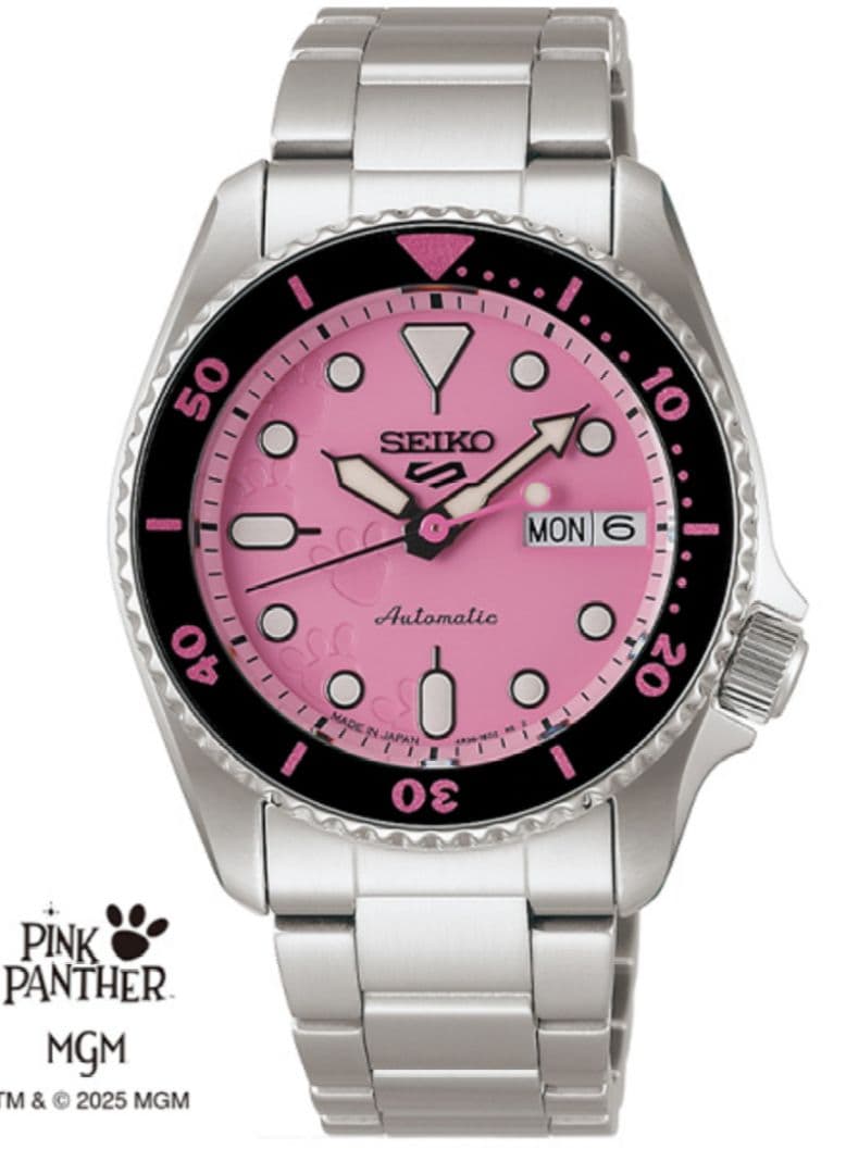 SBSA321 SEIKO ピンクパンサー 自動巻き時計 限定版