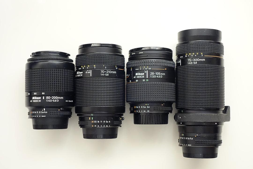 Nikon レンズ　４点　まとめ　ジャンク Q689