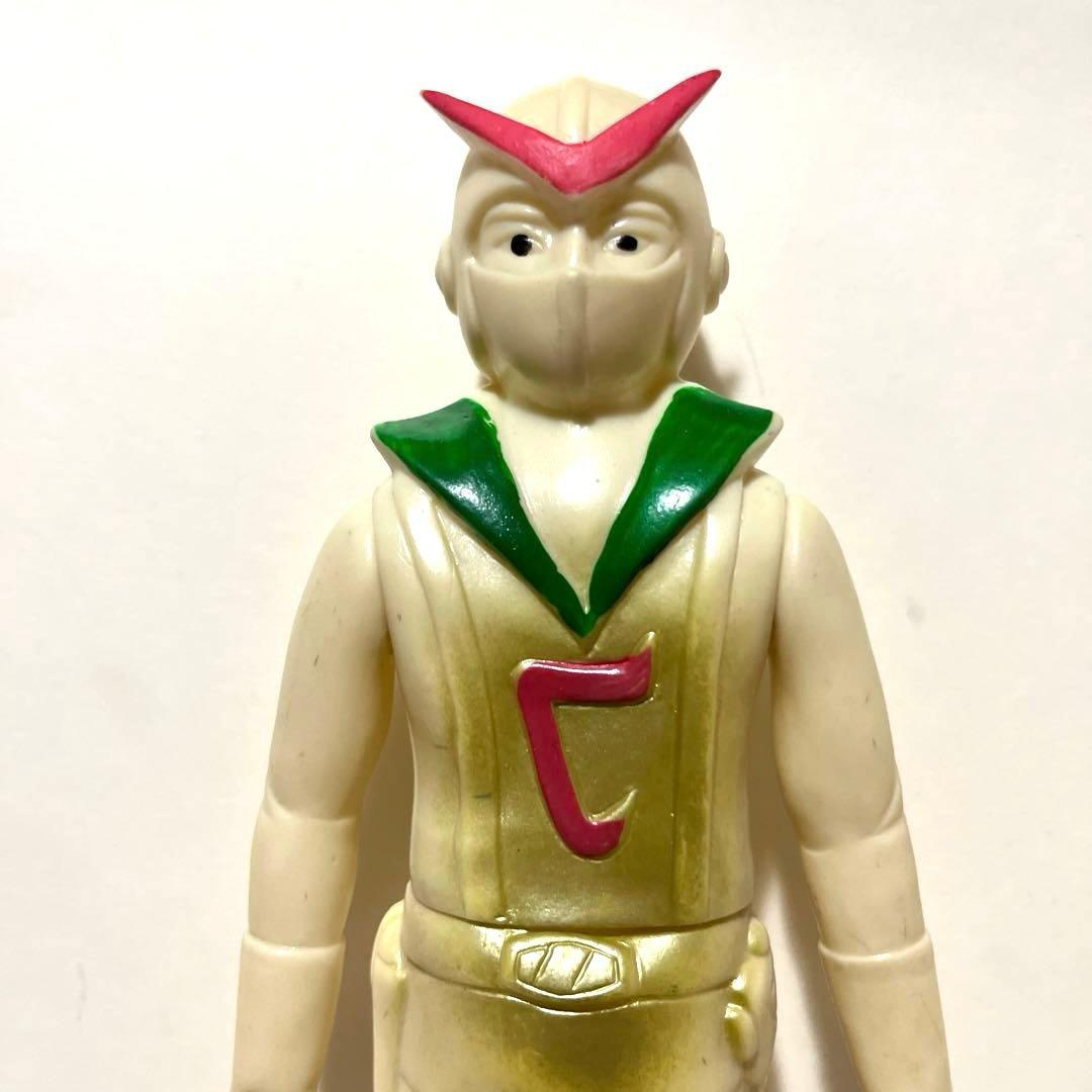 無版権 新造人間キャシャーン パチソフビ フィギュア タツノコプロ 当時物