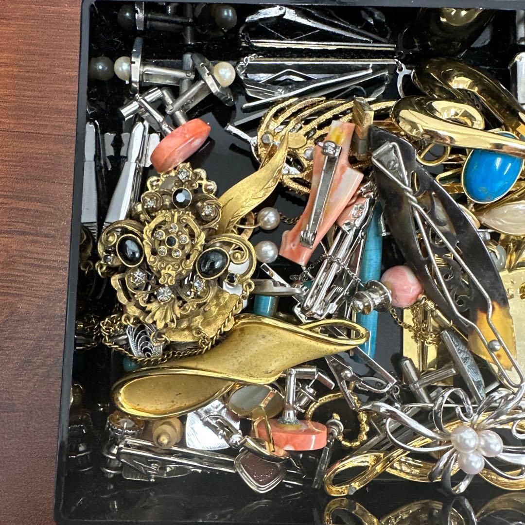 【遺品整理】ブローチ アクセサリー まとめ silver k18gp 計438g