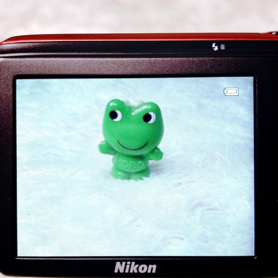 極美品✨NIKON COOLPIX S6300 レッド コンデジ デジカメ 赤